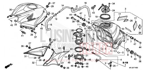 RESERVOIR A CARBURANT CBR600RAC de 2012
